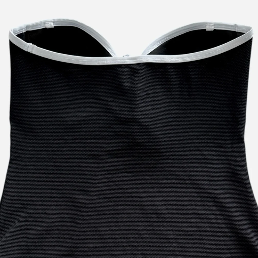 Tommy Bahama Island Cays Cabana Tie-Front Bandeau Tankini Top